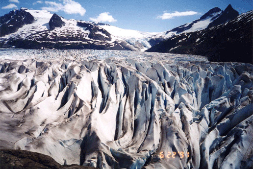 アラスカの氷河