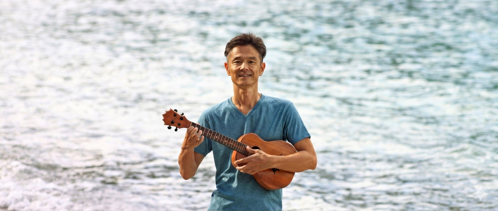 ウクレレとよっしー